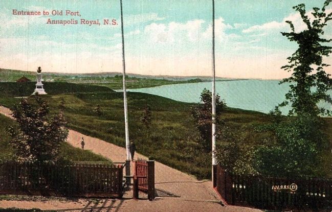 <i>Entrance to Old Fort, Annapolis Royal, N.S.</i>. Click for full size. <i>Entrance to Old Fort, Annapolis Royal, N.S.</i> image. Click for full size.