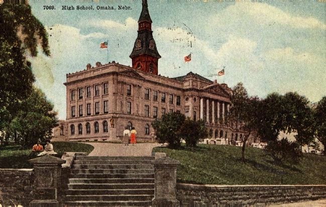 <i>High School, Omaha, Nebr.</i>. Click for full size. <i>High School, Omaha, Nebr.</i> image. Click for full size.
