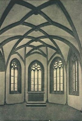 Johanniskapelle - Interior, Upper Chapel - Historical Postcard View image. Click for full size.