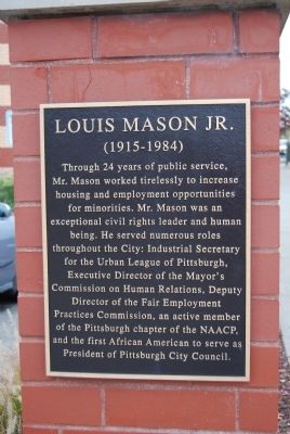 Louis Mason, Jr Marker. Click for full size. Louis Mason, Jr Marker image. Click for full size.