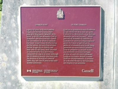 Charles Fort / Le fort Charles Marker. Click for full size. Charles Fort / Le fort Charles Marker image. Click for full size.