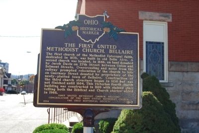 The First United Methodist Church, Bellaire Marker image. Click for full size.