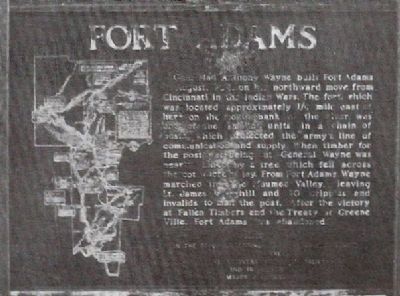 missing Fort Adams Marker. Click for full size. missing Fort Adams Marker image. Click for full size.