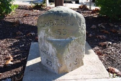 Mile Marker Stone Marker. Click for full size. Mile Marker Stone Marker image. Click for full size.