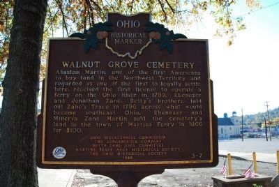 Walnut Grove Cemetery Marker (Side B) image. Click for full size.
