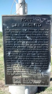 Fort San Jacinto Marker image. Click for full size.