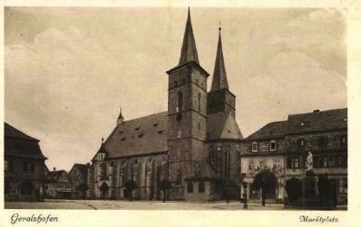 View of the Church Across the Market Square. image. Click for full size.