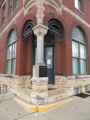 The Frackelton State Bank Marker. Click for full size. The Frackelton State Bank Marker image. Click for full size.