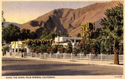 Oasis Hotel - Historical Postcard View image. Click for full size.