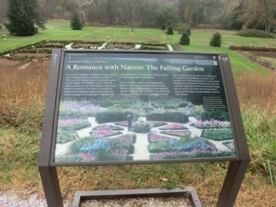 A Romance with Nature: The Falling Garden Marker image. Click for full size.