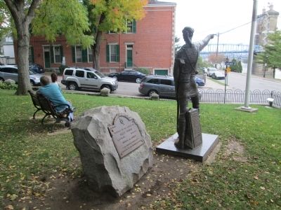Simon Kenton Monument. Click for full size. Simon Kenton Monument image. Click for full size.