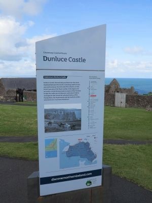 Dunluce Castle Marker, High Resolution. Click for full size. Dunluce Castle Marker, High Resolution image. Click for full size.
