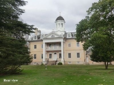 Captain Charles Ridgely's Hampton Mansion-rear view image. Click for full size.