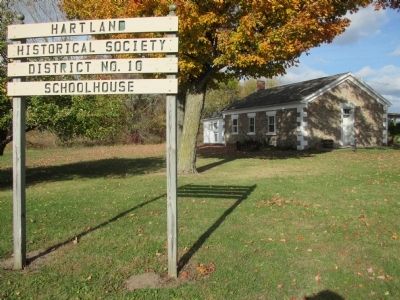 Cobblestone School and HIstorical Society Sign. Click for full size. Cobblestone School and HIstorical Society Sign image. Click for full size.