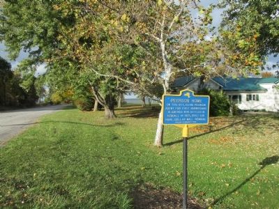 Peerson Home Marker - Northward. Click for full size. Peerson Home Marker - Northward image. Click for full size.