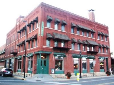 Former Lumbermen's Exchange Building and Marker image. Click for full size.