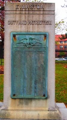 Evanston - World War One Marker Marker image. Click for full size.