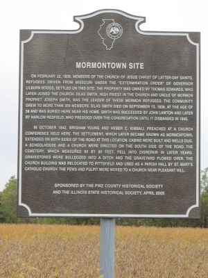 Mormontown Site Marker image. Click for full size.