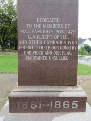 Civil War Monument. Click for full size. Civil War Monument image. Click for full size.