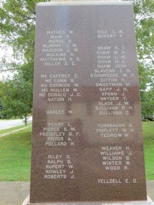 Civil War Monument. Click for full size. Civil War Monument image. Click for full size.