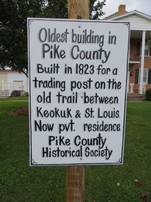 Oldest Building in Pike County Marker image. Click for full size.