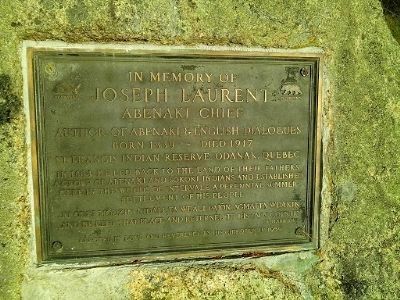 In Memory of Joseph Laurent Marker. Click for full size. In Memory of Joseph Laurent Marker image. Click for full size.