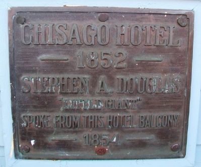 Chisago Hotel Marker. Click for full size. Chisago Hotel Marker image. Click for full size.