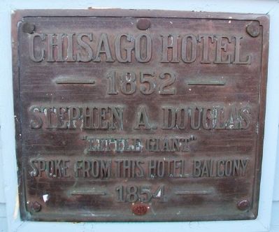 Chisago Hotel Marker image. Click for full size.