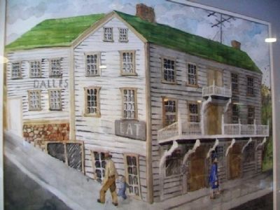 Painting of Original Chisago Hotel image. Click for full size.