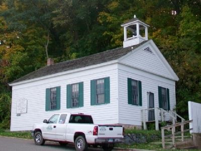 Town House School and Marker. Click for full size. Town House School and Marker image. Click for full size.