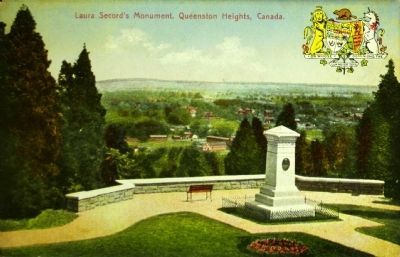 <i>Laura Secord's Monument, Queenston Heights, Canada</i>. Click for full size. <i>Laura Secord's Monument, Queenston Heights, Canada</i> image. Click for full size.