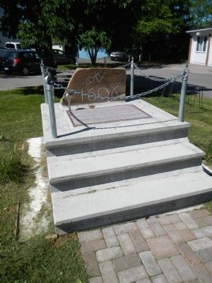 Masonic Stone of 1606 Marker. Click for full size. Masonic Stone of 1606 Marker image. Click for full size.