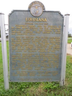 Louisiana Marker <i>Side B:</i>. Click for full size. Louisiana Marker <i>Side B:</i> image. Click for full size.