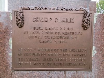 Champ Clark Marker image. Click for full size.