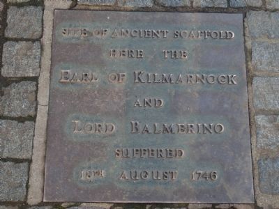 Site of Ancient Scaffold. Click for full size. Site of Ancient Scaffold image. Click for full size.