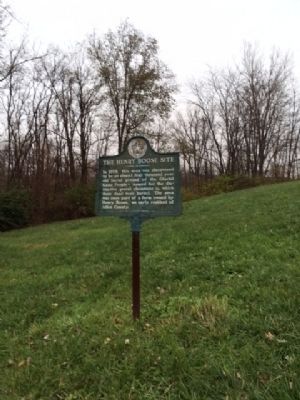 The Henry Boose site Marker. Click for full size. The Henry Boose site Marker image. Click for full size.