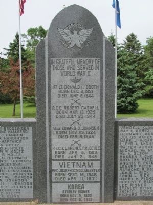 Forest City War Memorial. Click for full size. Forest City War Memorial image. Click for full size.
