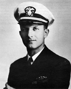 Commander Maximilian G. Schmidt<br>Commander of the USS Scorpion (SS-278) image. Click for full size.