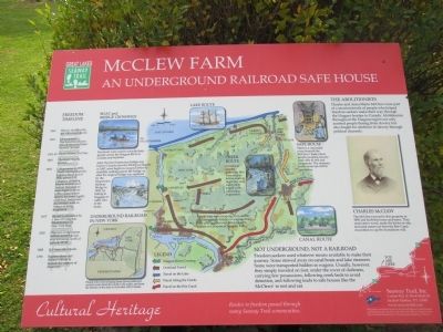 McClew Farm Marker. Click for full size. McClew Farm Marker image. Click for full size.