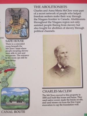 McClew Farm Marker Detail. Click for full size. McClew Farm Marker Detail image. Click for full size.