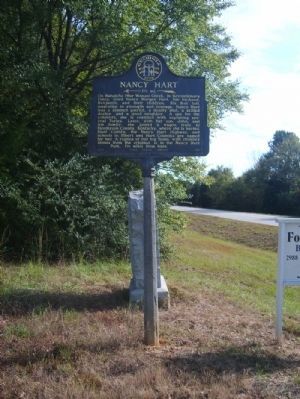 Nancy Hart Marker. Click for full size. Nancy Hart Marker image. Click for full size.