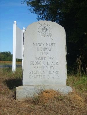 Nancy Hart Highway Marker<br>Erected 1928 image. Click for full size.