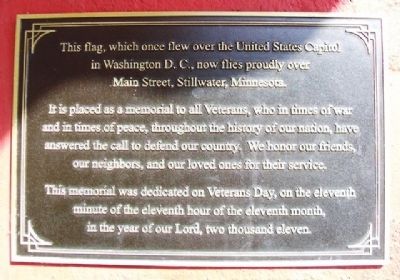 Veterans Memorial Marker. Click for full size. Veterans Memorial Marker image. Click for full size.