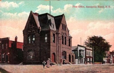 <i>Post Office, Annapolis Royal, N.S.</i> image. Click for full size.