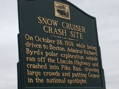 Snow Cruiser Crash Site Marker image. Click for full size.