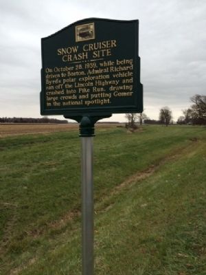Snow Cruiser Crash Site Marker. Click for full size. Snow Cruiser Crash Site Marker image. Click for full size.