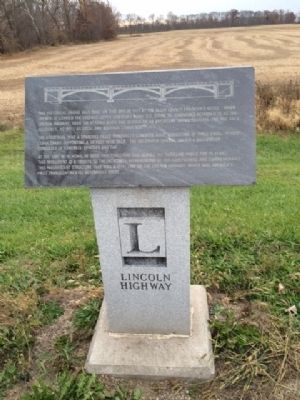 Lincoln Highway Marker image. Click for full size.