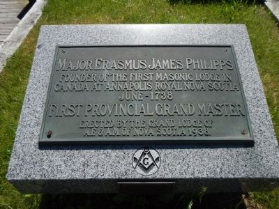 Major Erasmus James Philipps Marker. Click for full size. Major Erasmus James Philipps Marker image. Click for full size.
