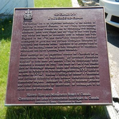 Sinclair Inn Marker image. Click for full size.