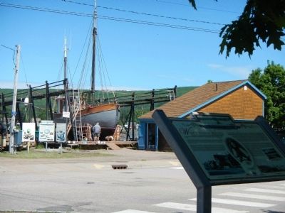 Wharf & Waterfront Marker. Click for full size. Wharf & Waterfront Marker image. Click for full size.